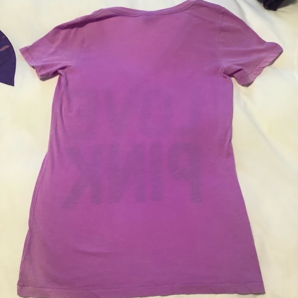 💜3/$30 Love PINK L Victoria’s Secret Graphic Tee - Picture 4 of 6